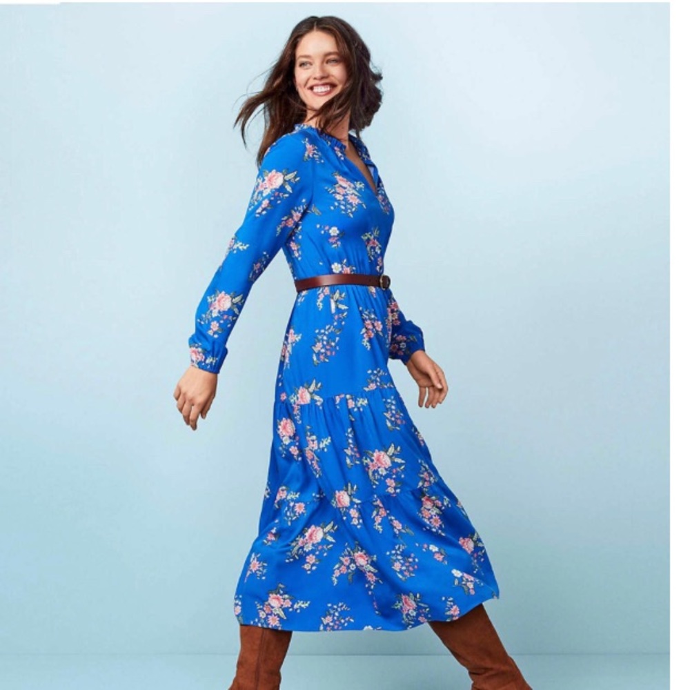 NWT LOFT FLORAL MAXI DRESS